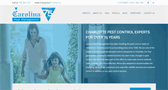 Desktop Screenshot of carolinapest.com
